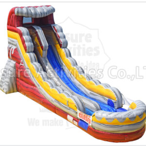 18ft volcano single lane water slide marble red rpl 18ft volcano single lane water slide marble red rpl