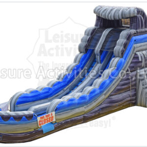 18ft wave single lane water slide marble blue rpl (copy)