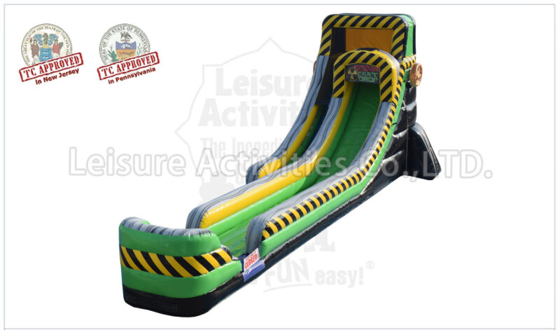 20ft caustic drop water/foam slide sl