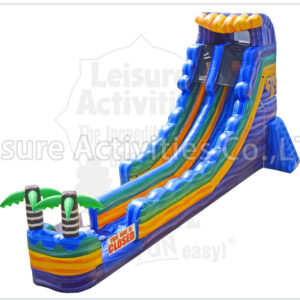 20ft single lane water slide green oasis sl (copy)