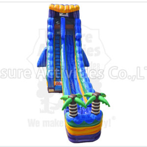 20ft single lane water slide green oasis sl (copy)