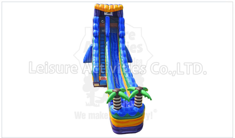 20ft single lane water slide green oasis sl (copy)