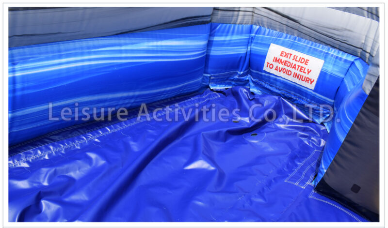 20ft single lane water slide shark mouth fighter plane sl