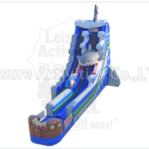 20ft single lane water slide shark sl (max height 25ft) 20ft single lane water slide shark sl (max height 25ft)