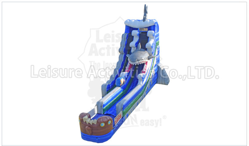 20ft single lane water slide shark sl (max height 25ft)