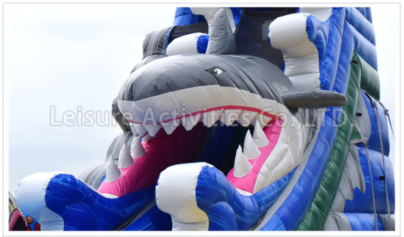 20ft single lane water slide shark sl (max height 25ft)