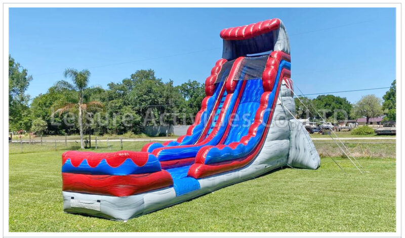 20ft lava double lane water slide stone sl (copy)