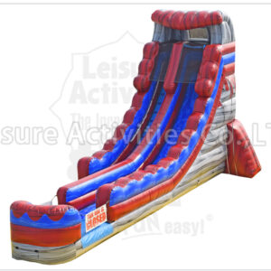 20ft lava single lane water slide stone sl