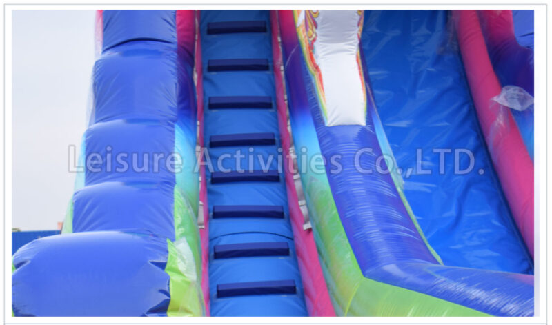 20ft single lane water slide unicorn rainbow sl (max height 22ft)