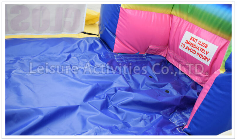 20ft single lane water slide unicorn rainbow sl (max height 22ft)