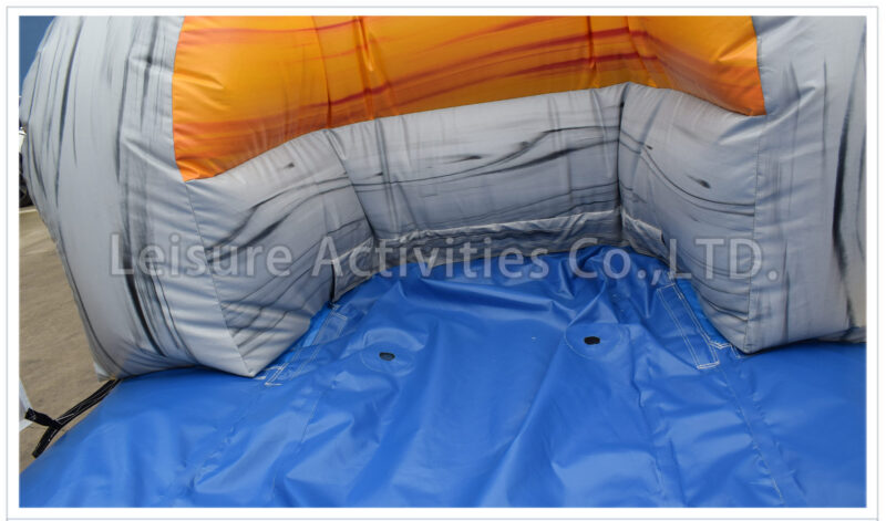 20ft volcano single lane water slide marble red sl