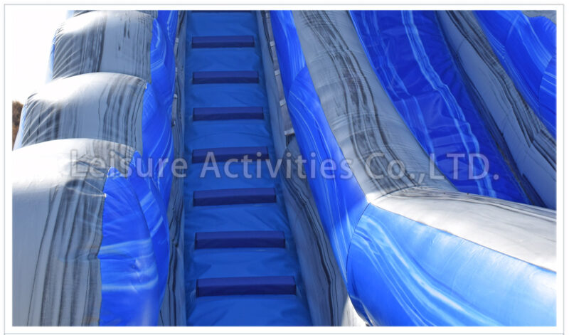 20ft wave single lane water slide marble blue sl (copy)