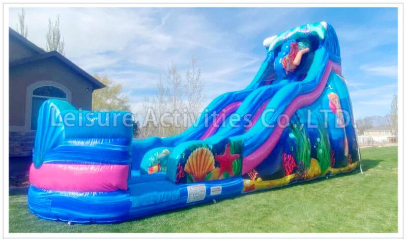 21ft single lane jurassic adventure water slide sl (copy)