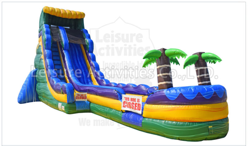 22ft single lane water slide marble yellow ii sl (copy)