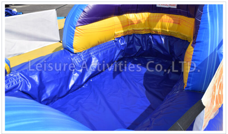 22ft single lane water slide green oasis rpl