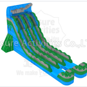 22ft volcano double lane water slide marble red ii rpl (copy)