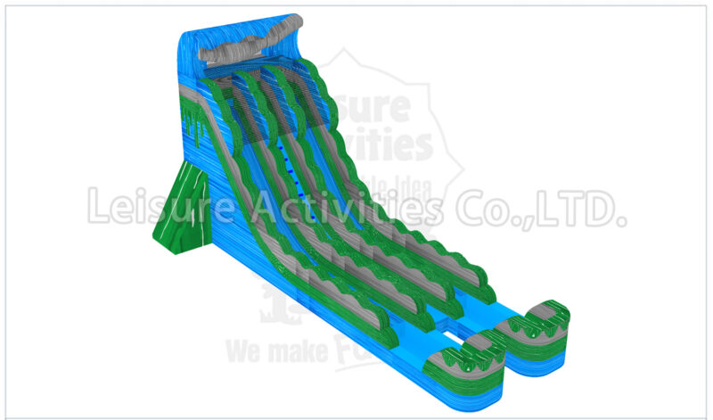 22ft volcano double lane water slide marble red ii rpl (copy)
