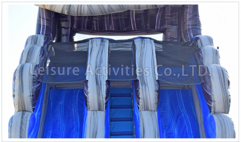 22ft wave double lane water slide marble purple ii rpl