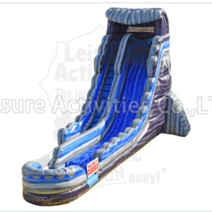 22ft wave single lane water slide marble blue ii rpl (copy)