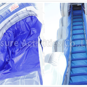 22ft wave single lane water slide marble purple ii rpl