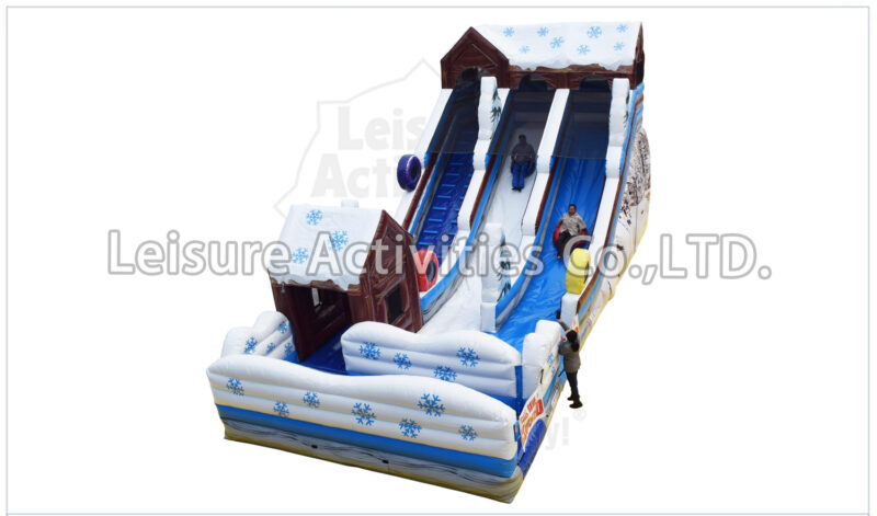 22ft alpine tubing double lane slide