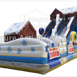 22ft alpine tubing double lane slide