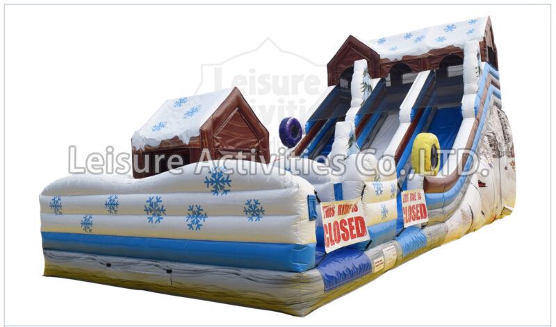 22ft alpine tubing double lane slide
