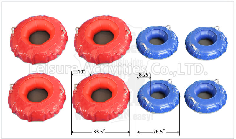 22ft alpine tubing double lane slide
