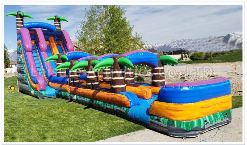 20ft volcano single lane water slide/slip n slide pl (copy)