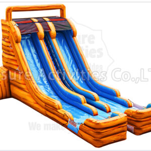 22ft double lane water slide marble red ii sl (copy)