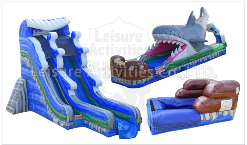 22ft single lane shark slip n slide lte pl/sl