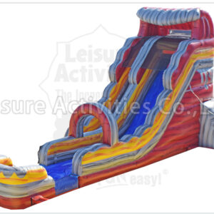 22ft single lane volcano slip n slide lte pl/sl