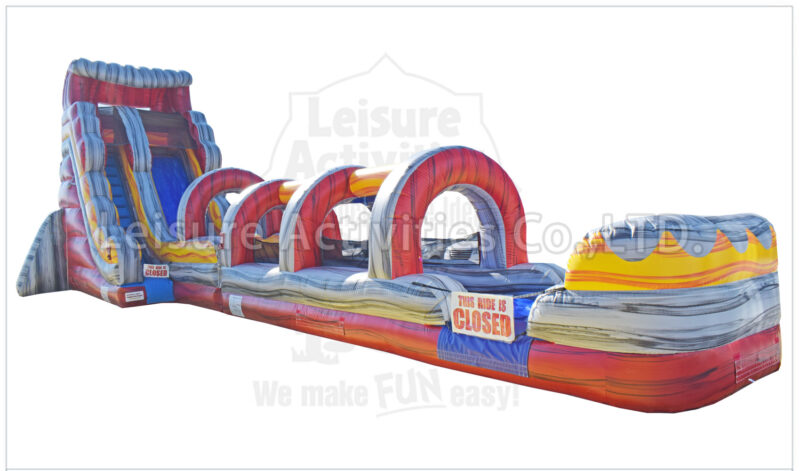 22ft single lane volcano slip n slide lte pl/sl