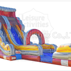 22ft single lane volcano slip n slide lte pl/sl