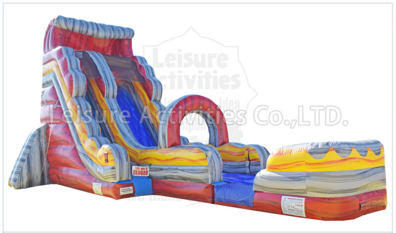 22ft single lane volcano slip n slide lte pl/sl