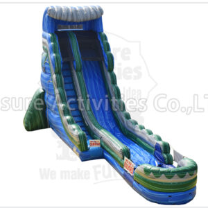 22ft volcano single lane water slide marble red ii rpl (copy)
