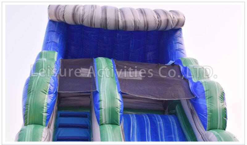22ft volcano single lane water slide marble red ii rpl (copy)
