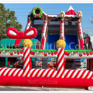 23ft christmas double lane tubing slide