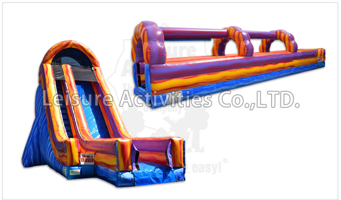 24ft single lane slip n slide marble blue pl
