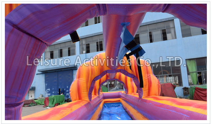 24ft single lane slip n slide marble blue pl