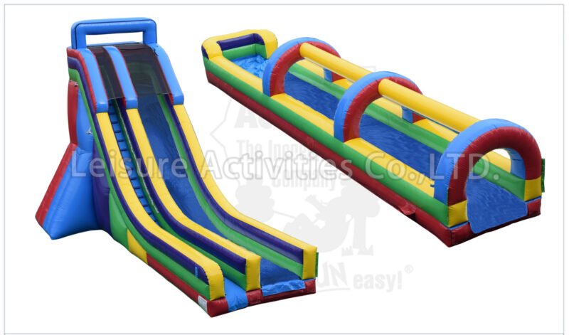 26ft single lane slip n slide marble red sl