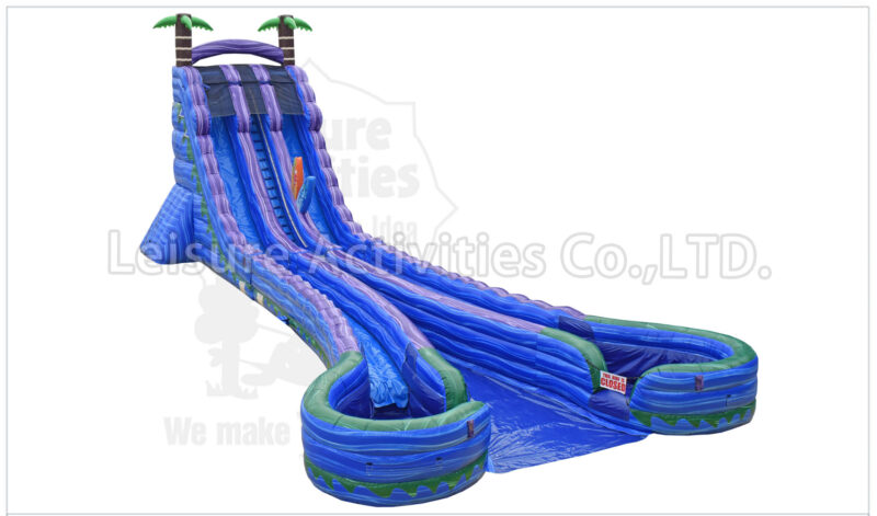 28ft premier double lane water slide pl