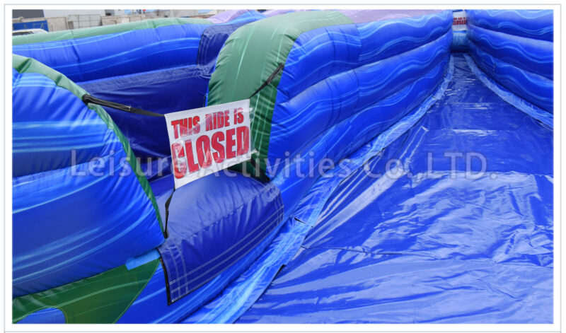 28ft premier double lane water slide pl