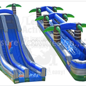 28ft tropical single lane slip n slide pl