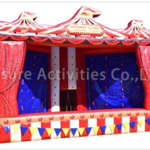 4 sided carnival games booth