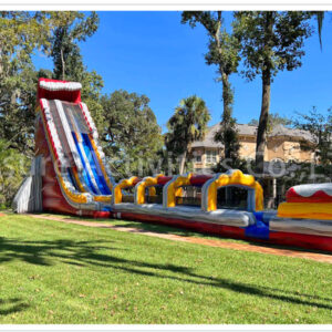 40ft tropical double lane slip n slide pl (copy)