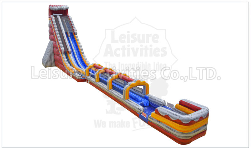 40ft volcano double lane slip n slide pl