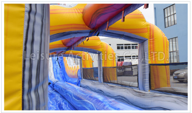 40ft volcano double lane slip n slide pl