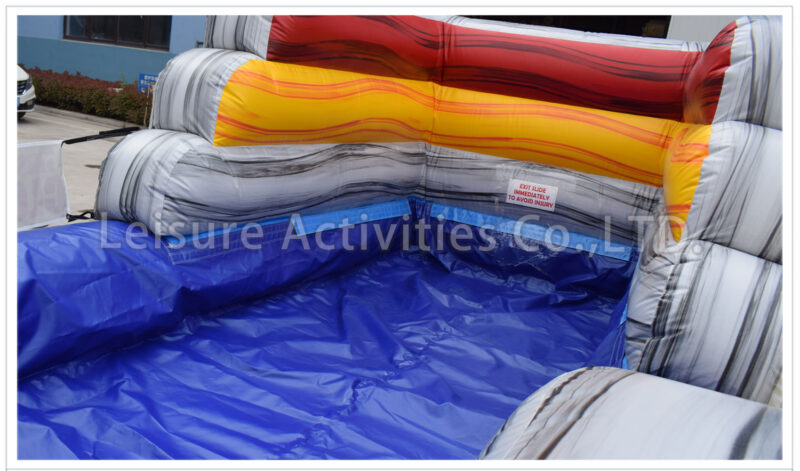 40ft volcano double lane slip n slide pl