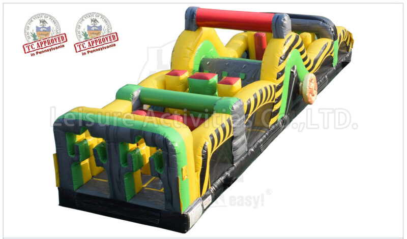 40ft caustic obstacle course